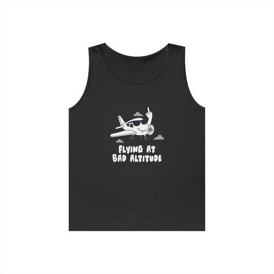 airplane giving middle finger funny flying bad attitude tank top