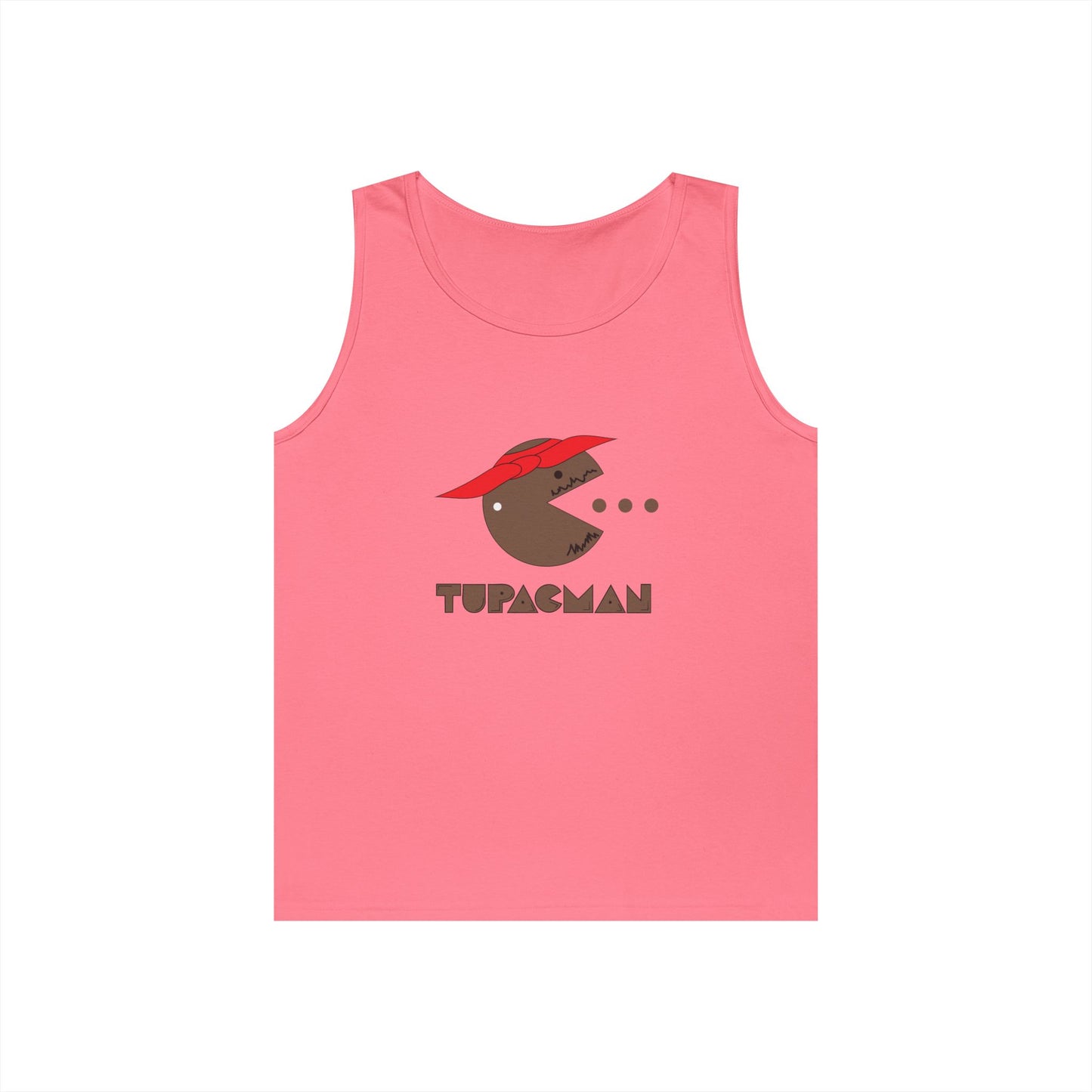 tupac pacman parody mashup funny tank top design