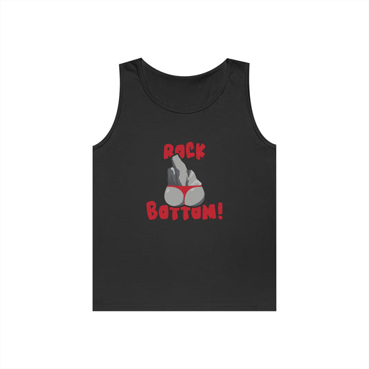 rock with human features bikini funny rock bottom tank top design