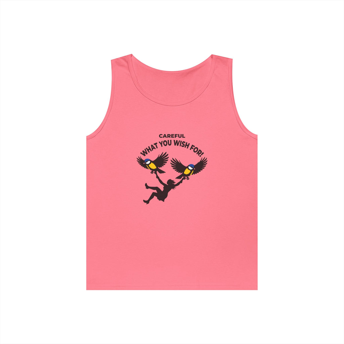 woman carried by two giant birds genie wish gone wrong big tits tank top design