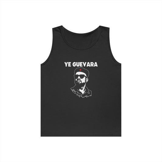 revolutionary portrait parody celebrity mashup Kanye West as Che Guevara funny tank top design