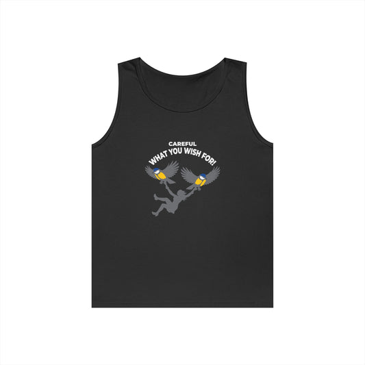 woman carried by two giant birds genie wish gone wrong big tits tank top design