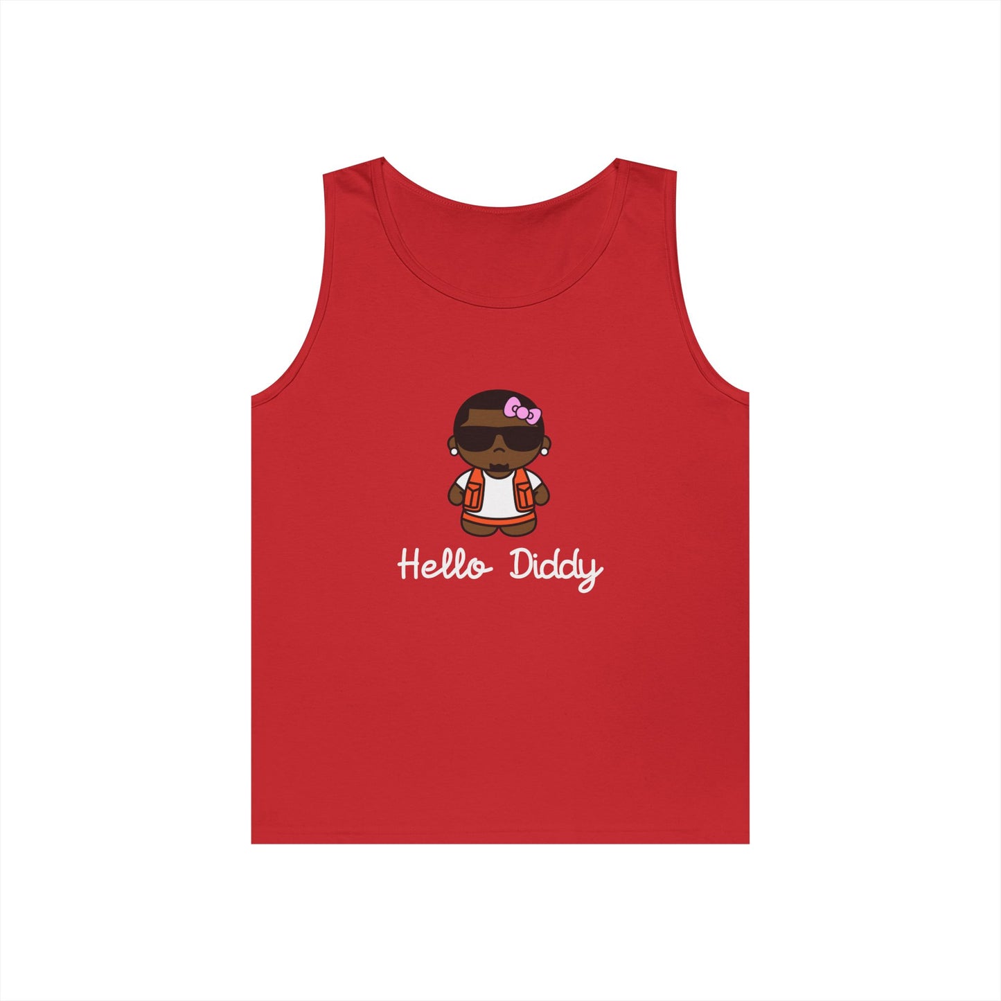 hello kitty parody diddy mashup funny tank top design