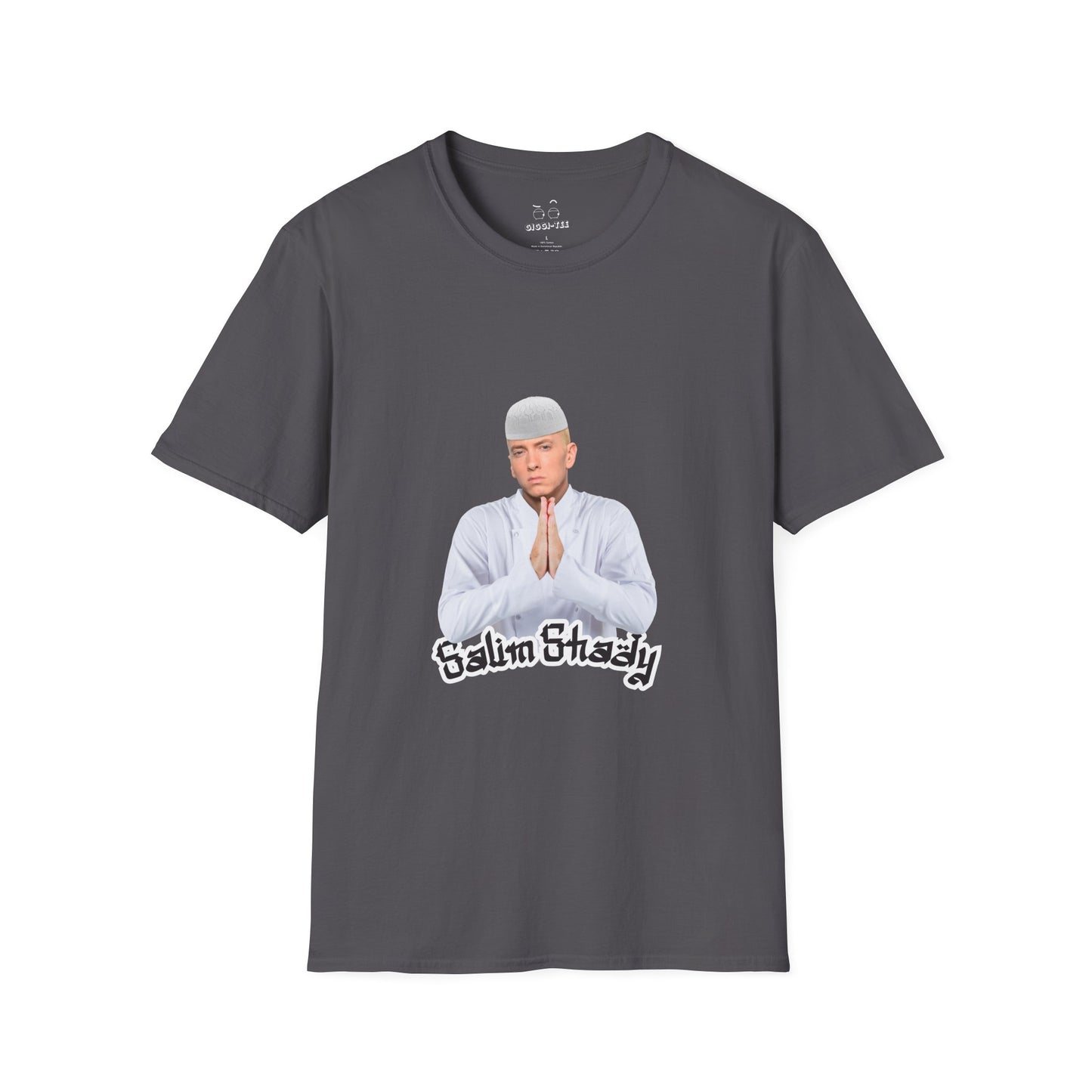 Eminem parody in traditional Muslim attire — funny cultural mashup shirt blending Slim Shady with Salim vibes