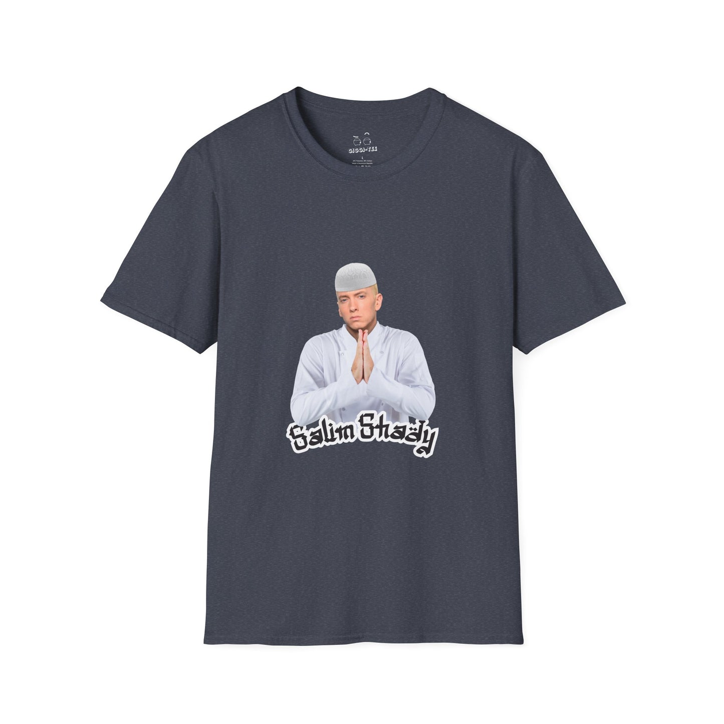 Eminem parody in traditional Muslim attire — funny cultural mashup shirt blending Slim Shady with Salim vibes