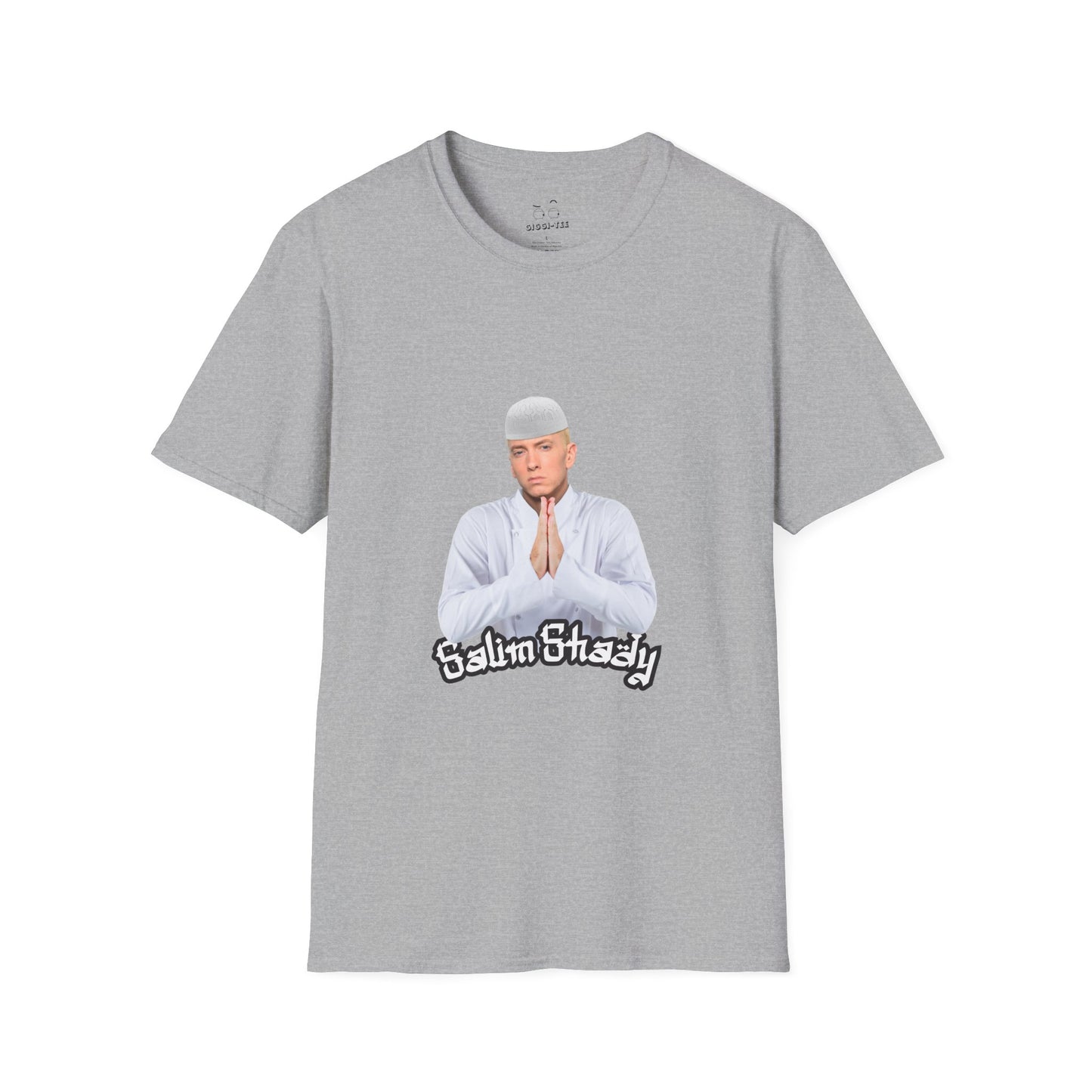 Eminem parody in traditional Muslim attire — funny cultural mashup shirt blending Slim Shady with Salim vibes