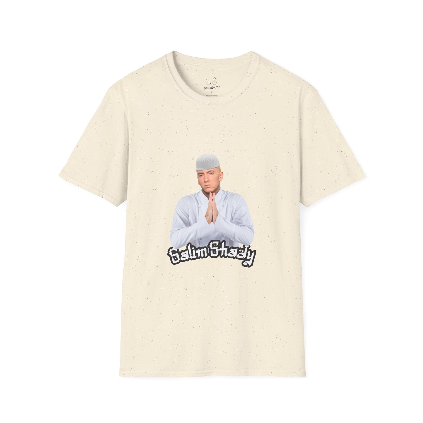 Eminem parody in traditional Muslim attire — funny cultural mashup shirt blending Slim Shady with Salim vibes