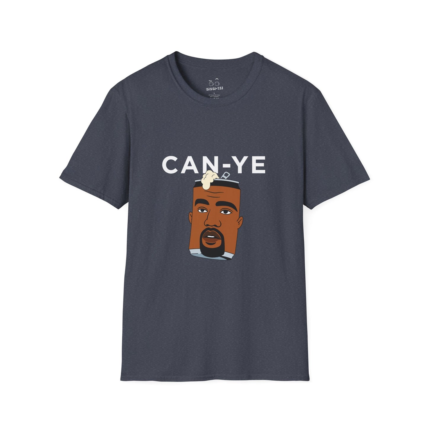 Can Ye parody t-shirt turning Kanye West into a soda can using bold pop culture wordplay