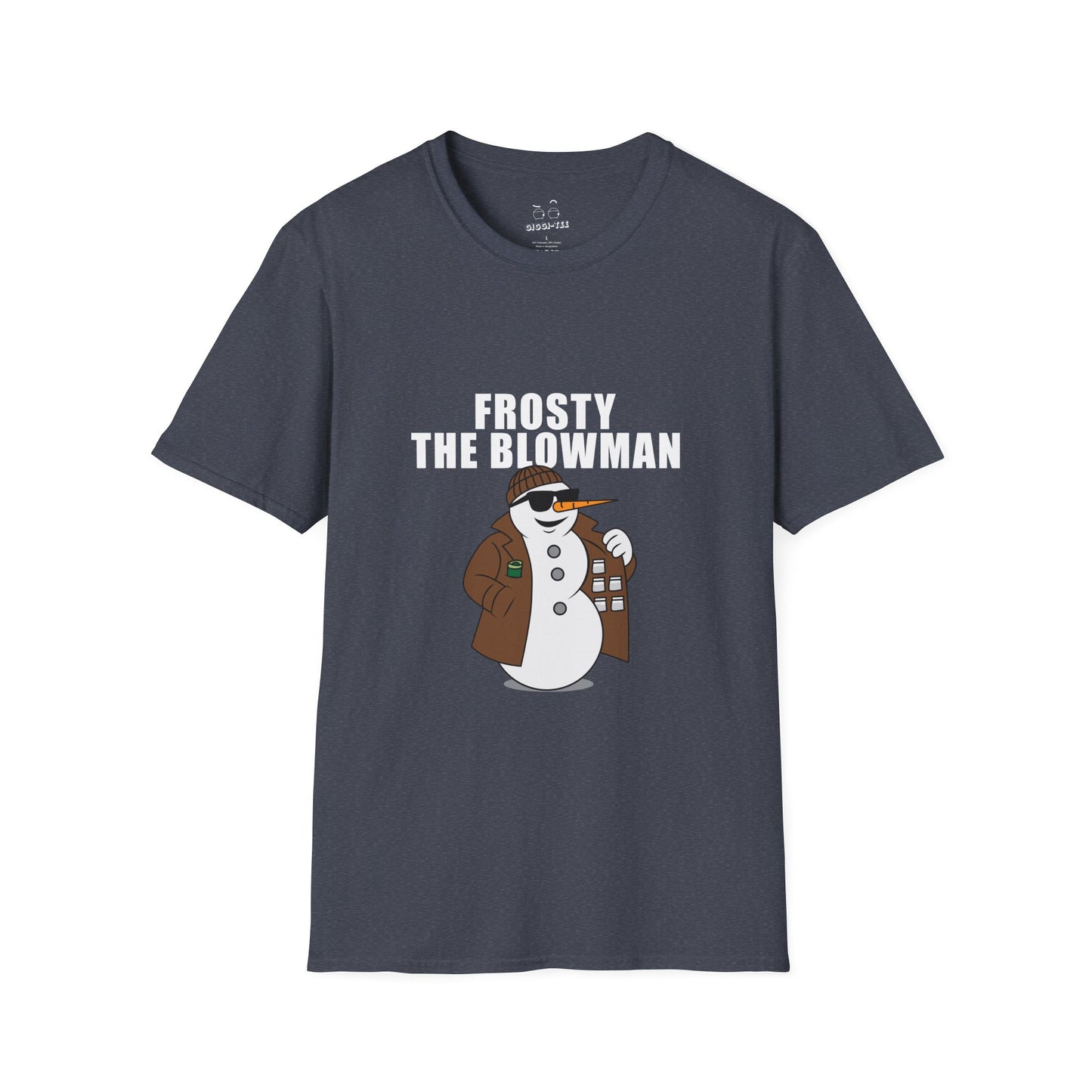 Frosty the Blowman shirt, funny snowman parody, edgy holiday shirt, cheeky Christmas shirt, gift, cartoon parody tee, winter street-style snowman