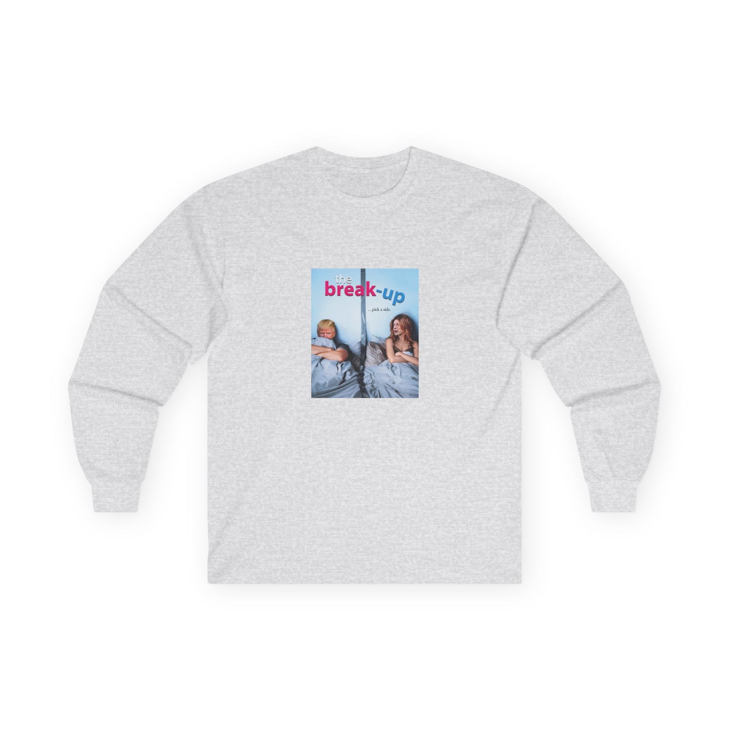 funny political breakup t-shirt with satirical twist, parody of The Break-Up movie poster featuring Donald Trump and Elon Musk