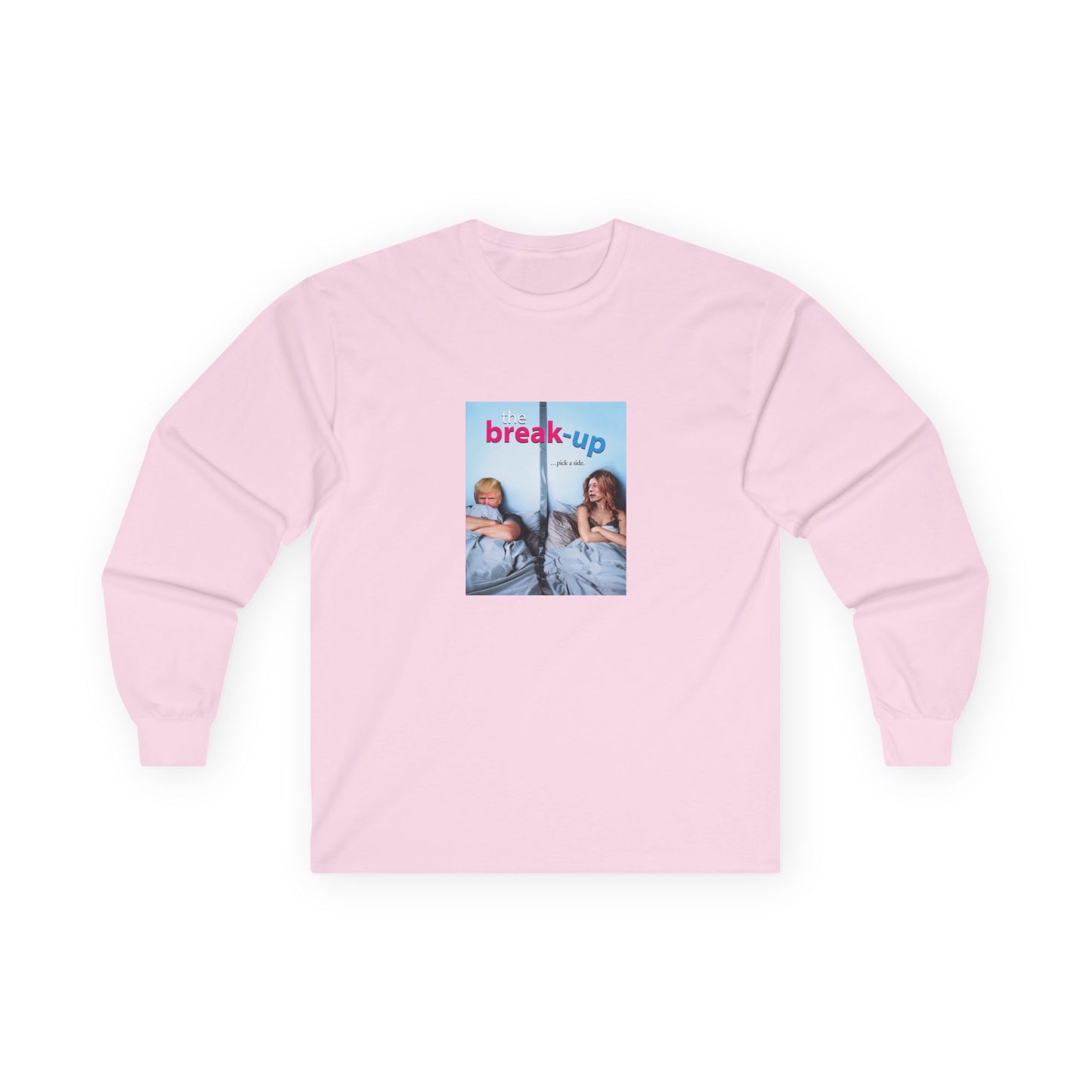 funny political breakup t-shirt with satirical twist, parody of The Break-Up movie poster featuring Donald Trump and Elon Musk