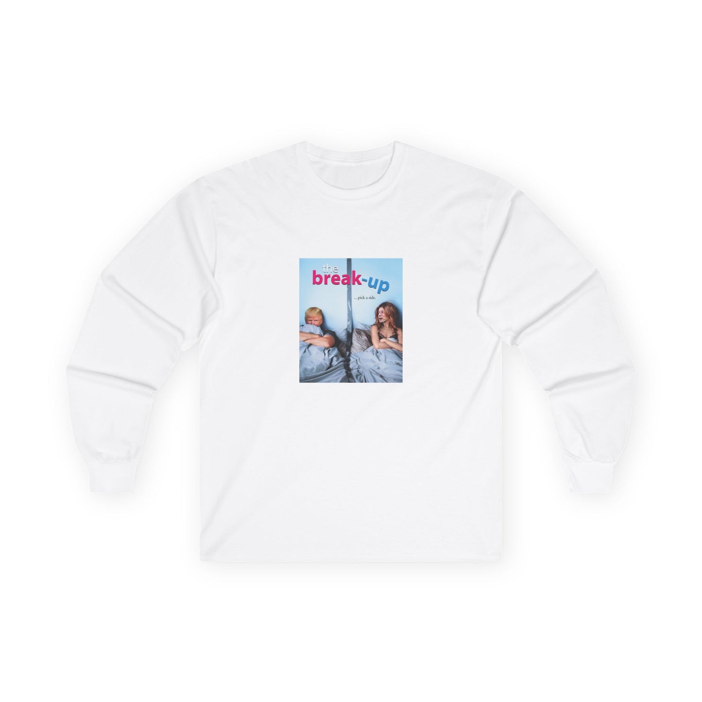 funny political breakup t-shirt with satirical twist, parody of The Break-Up movie poster featuring Donald Trump and Elon Musk