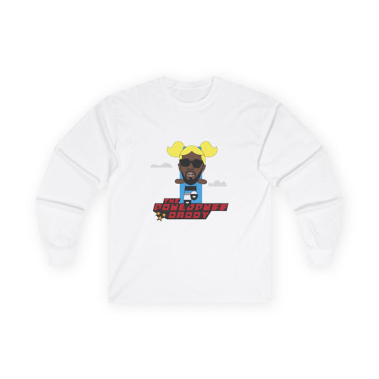 Powerpuff Daddy t-shirt parody of Puff Daddy in Powerpuff Girls style, Blossom edition, funny hip-hop cartoon shirt.