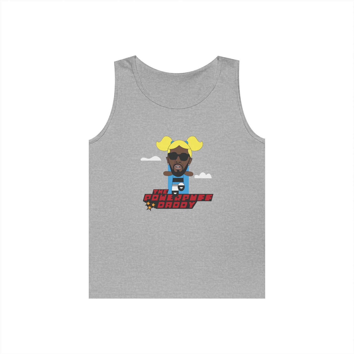 powerpuff daddy bubbles parody powerpuff girls diddy mashup funny tank top