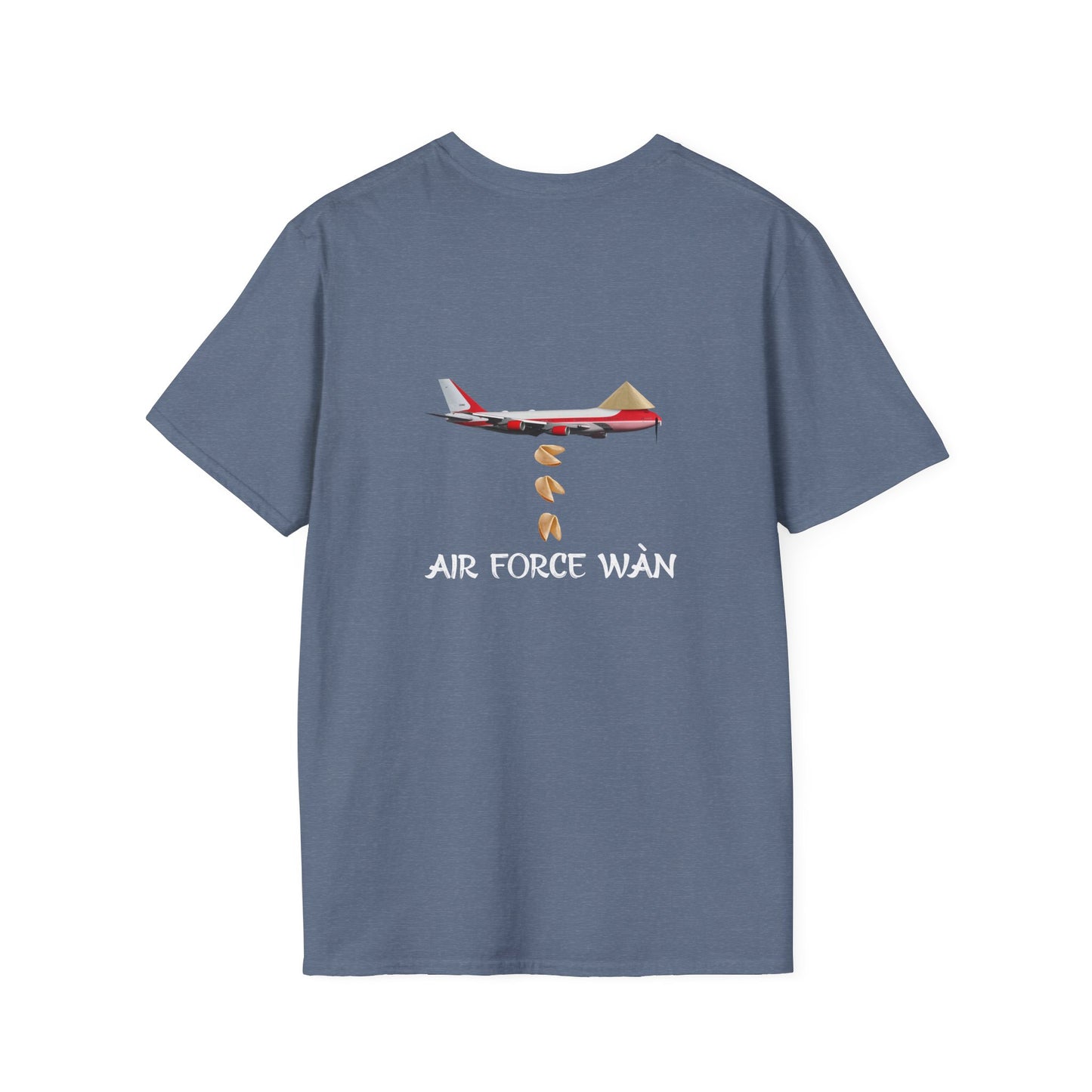 Chinese inspired air force one the presidential plane now with a rice hat, mustached dropping fortune cookies like there's no tomorrow shirt