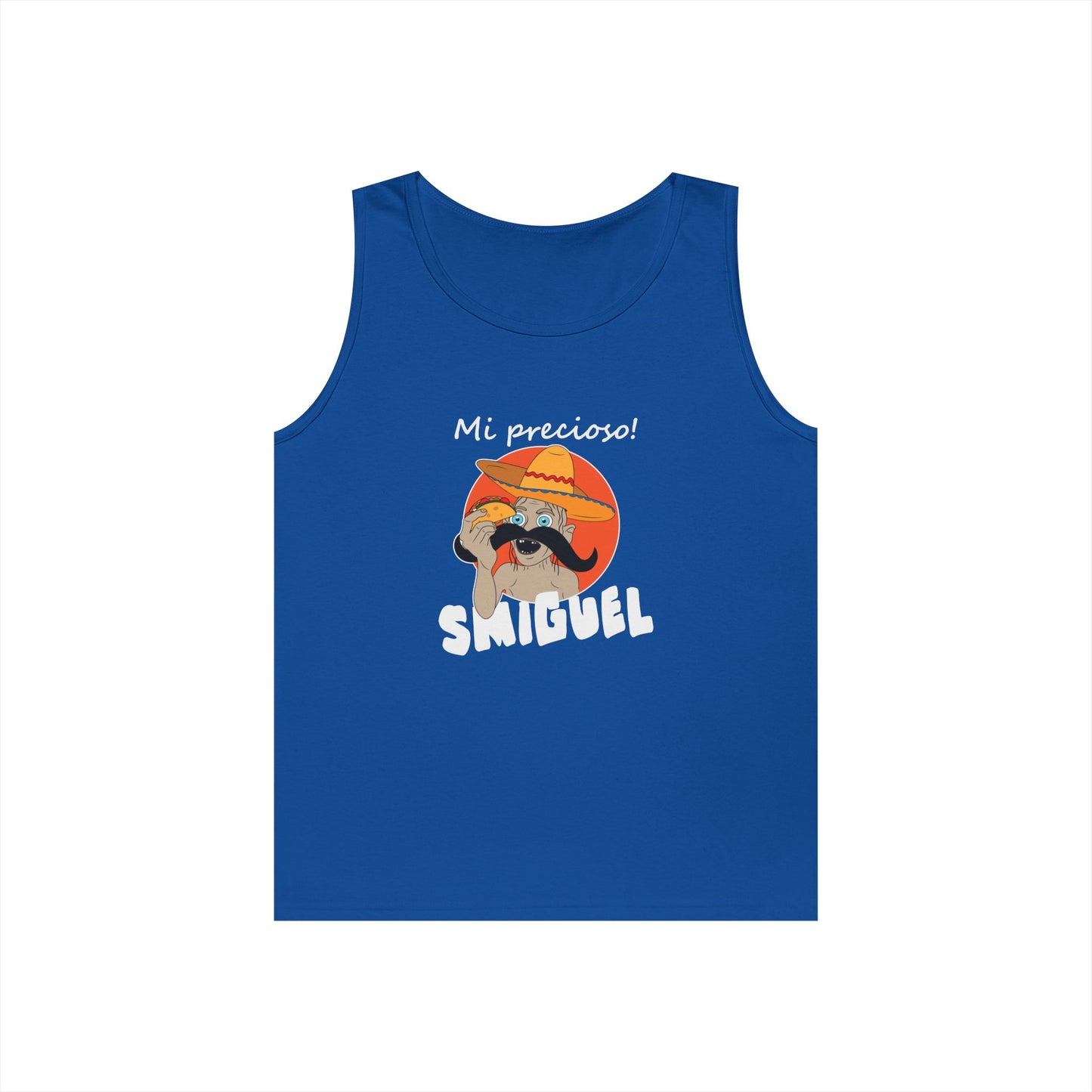 funny Smiguel Smeagol parody taco sombrero Cinco de Mayo tank top
