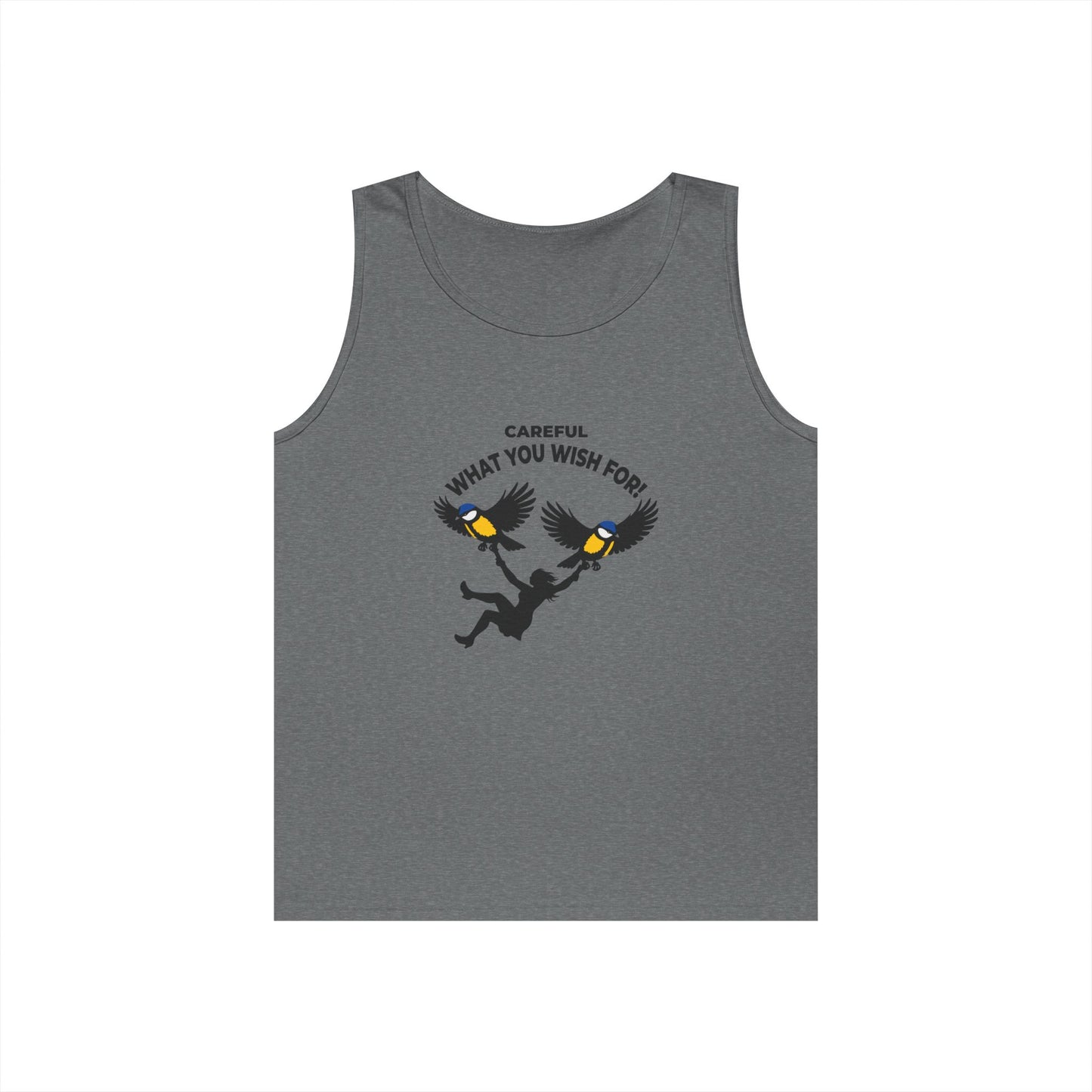 woman carried by two giant birds genie wish gone wrong big tits tank top design