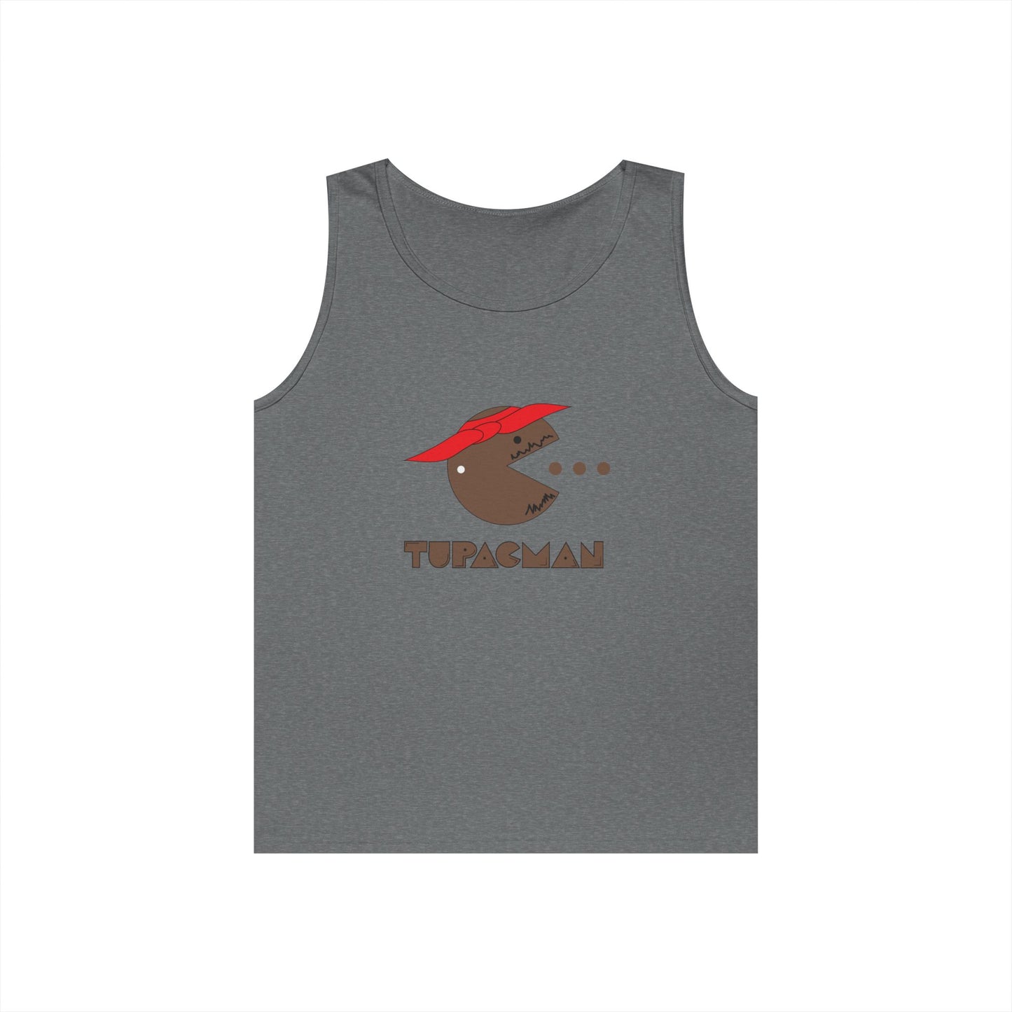 tupac pacman parody mashup funny tank top design