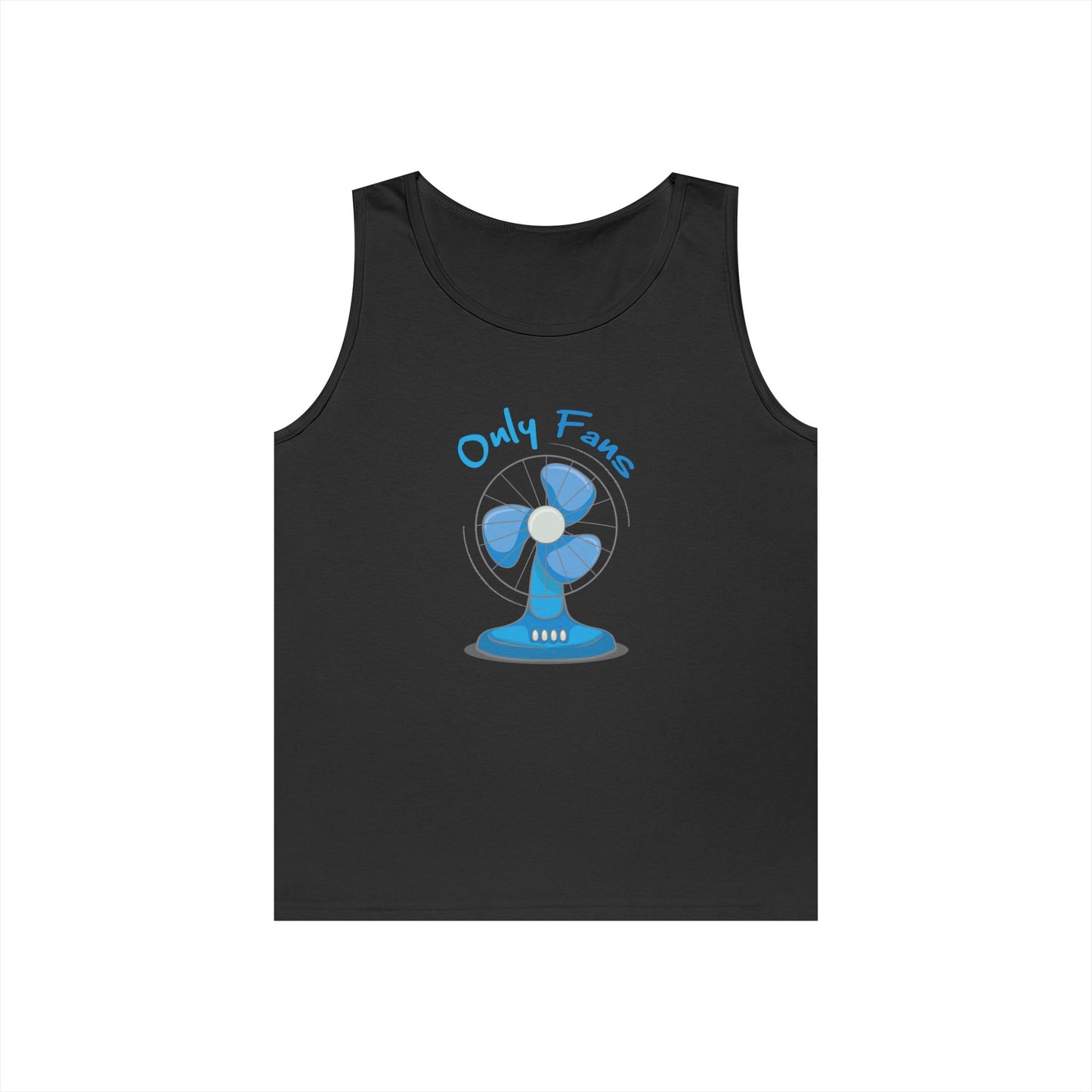 fan illustration only fans pun funny tank top design