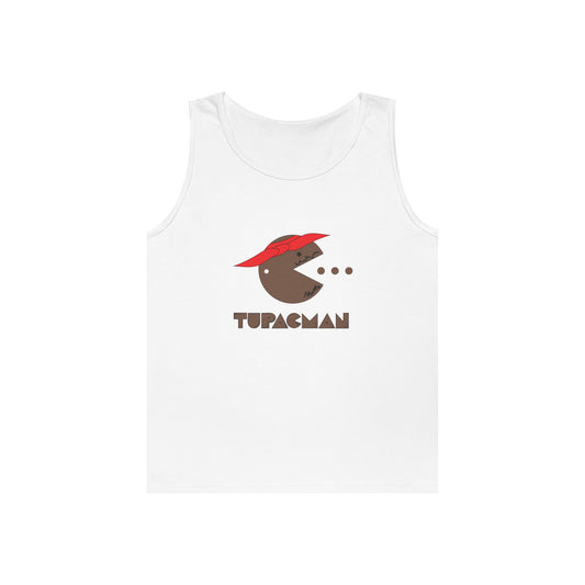 tupac pacman parody mashup funny tank top design