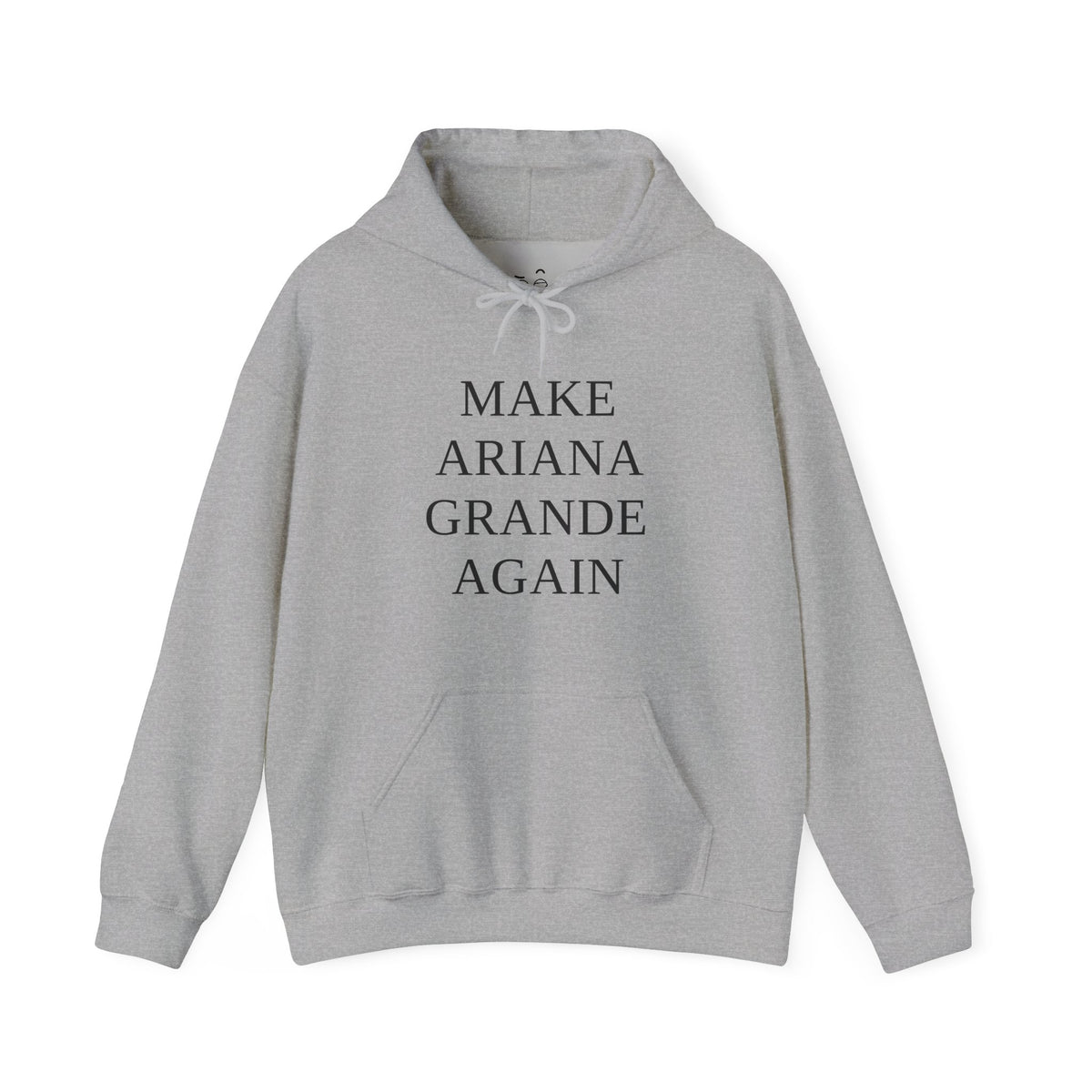 Make Ariana Grande Again funny parody shirt with stacked text design