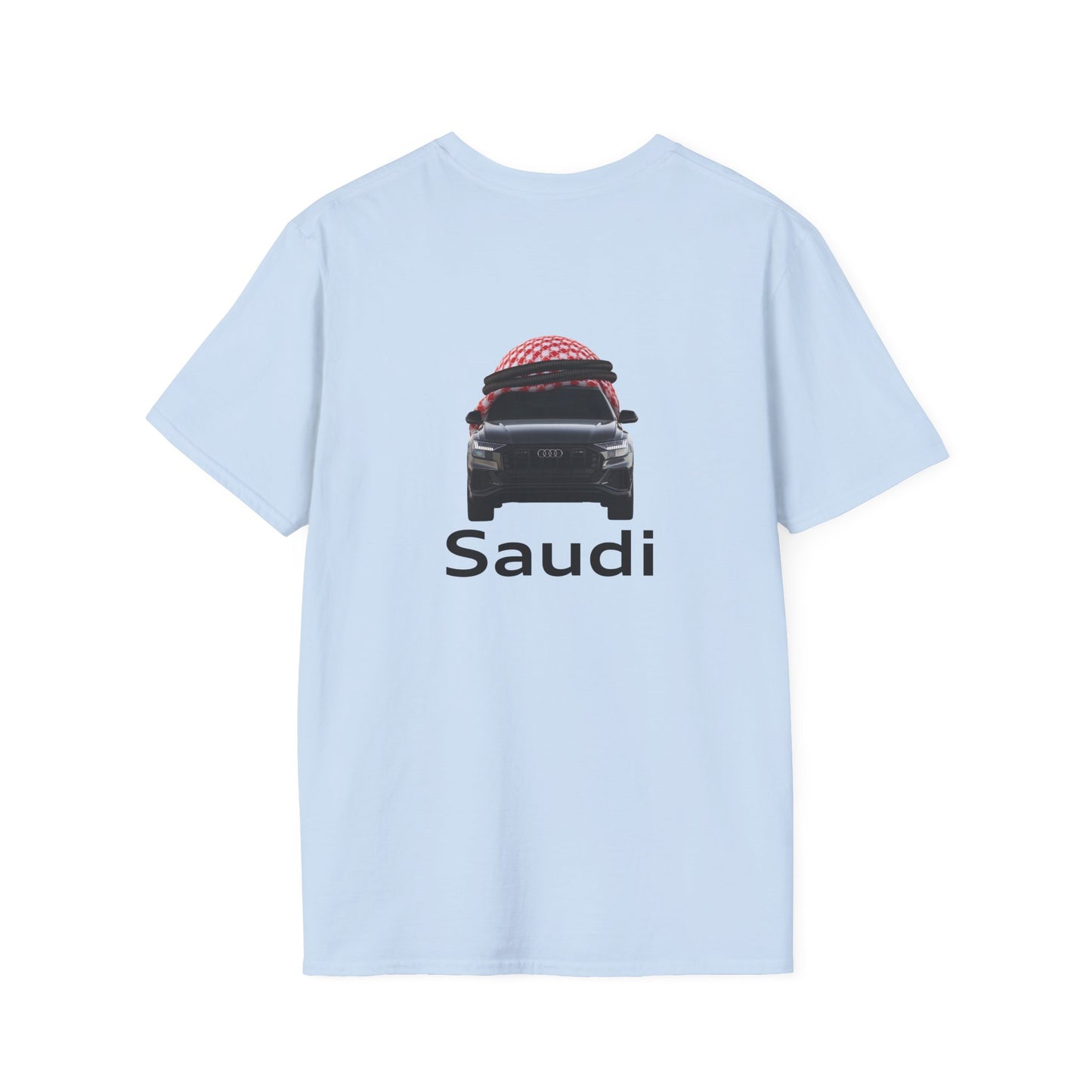 Saudi (Audi Parody) - T-Shirt (BACK PRINT)