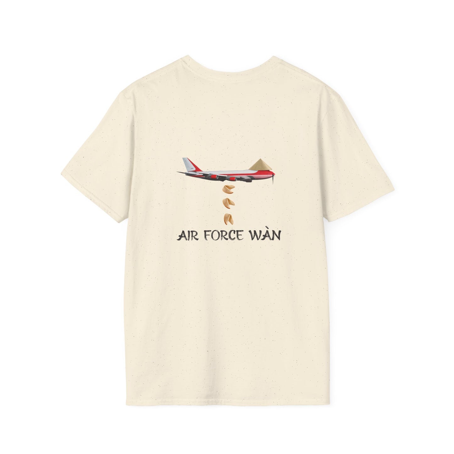 Chinese inspired air force one the presidential plane now with a rice hat, mustached dropping fortune cookies like there's no tomorrow shirt