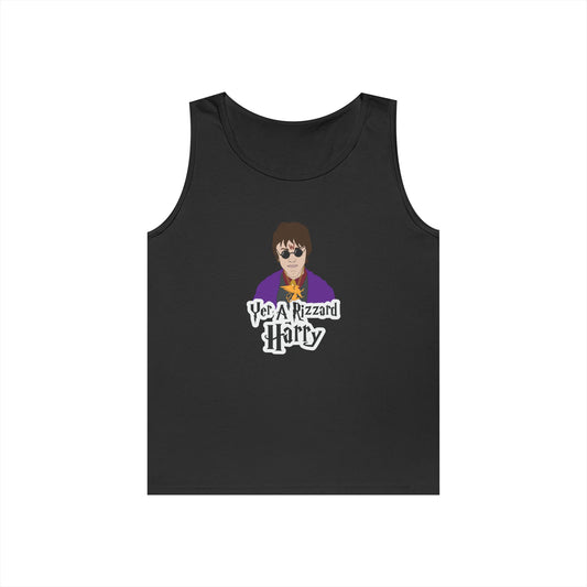 harry potter parody with sunglasses chain rizz funny tank top design