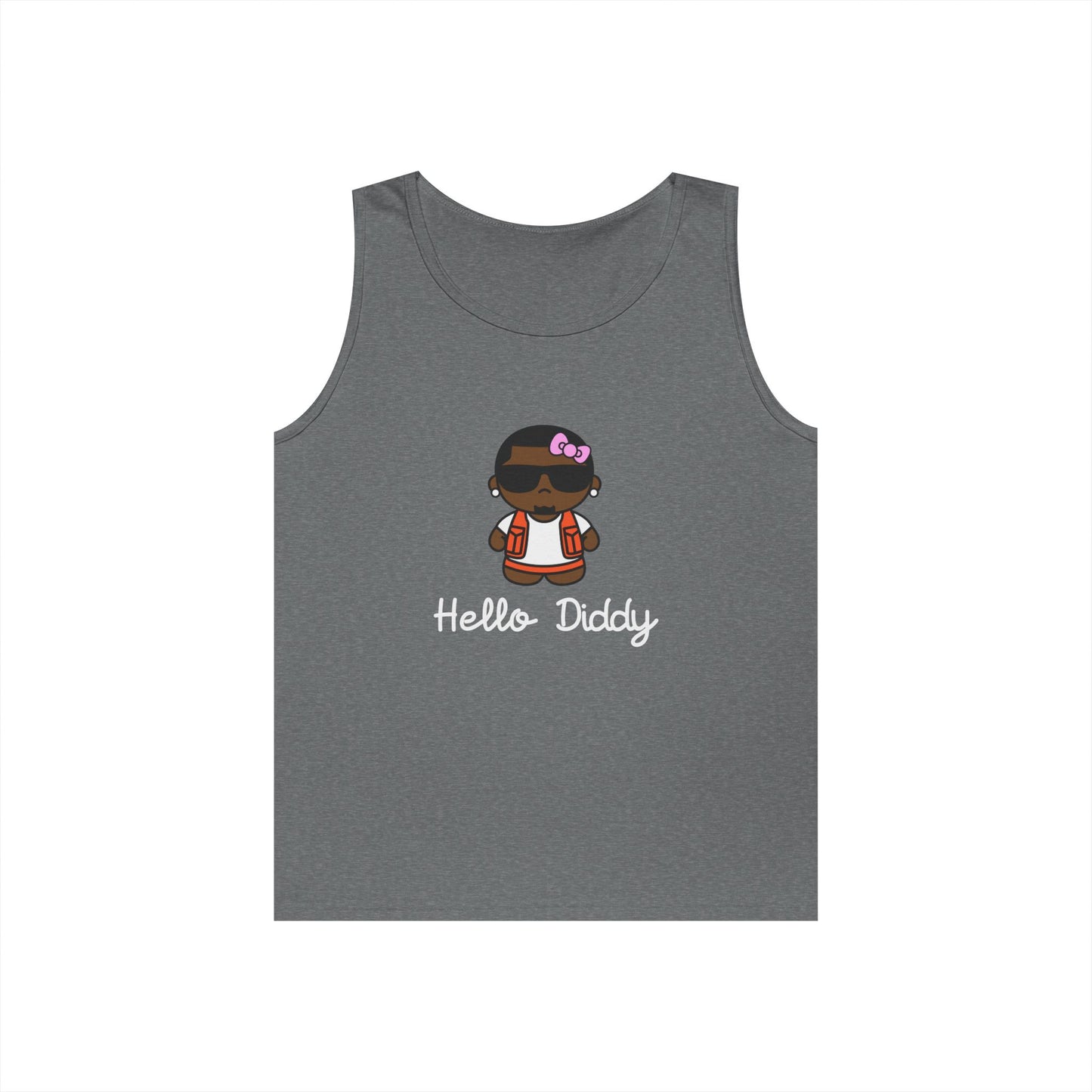 hello kitty parody diddy mashup funny tank top design