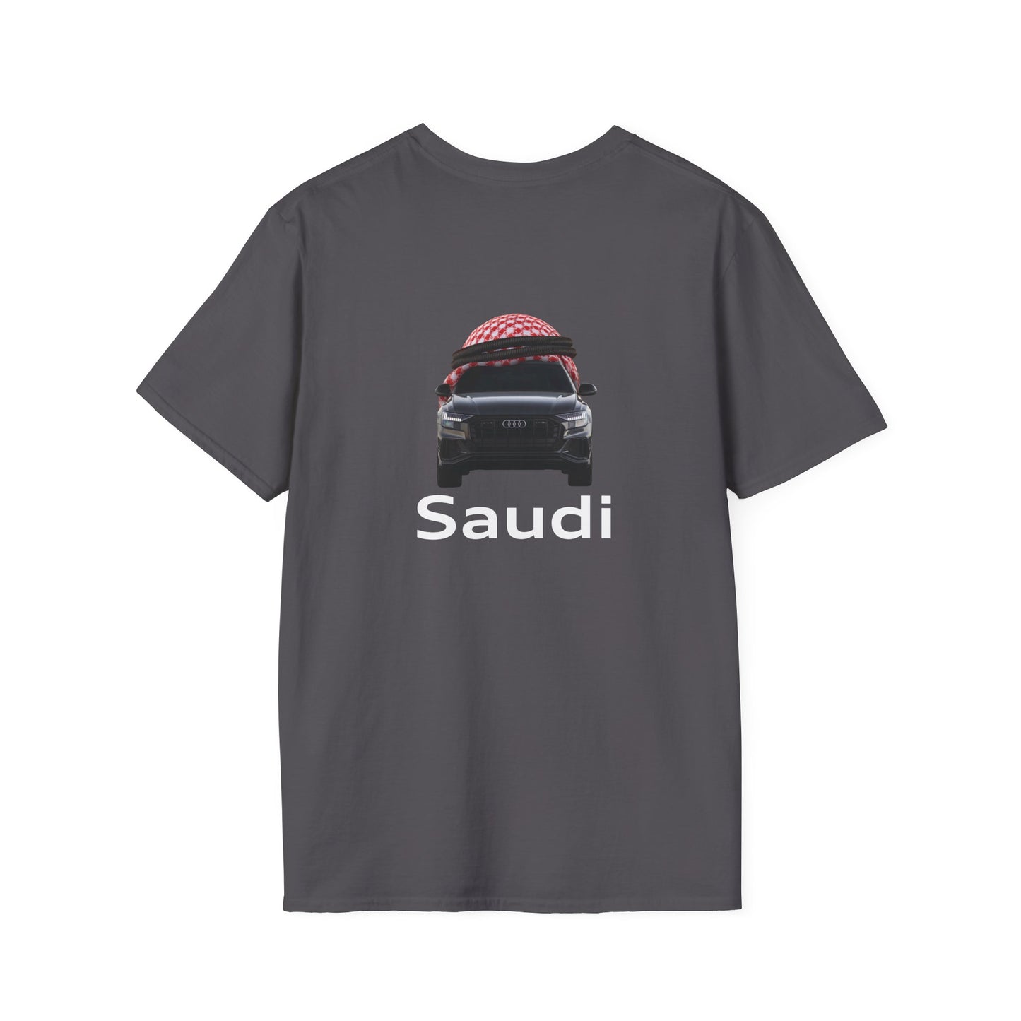 Saudi (Audi Parody) - T-Shirt (BACK PRINT)