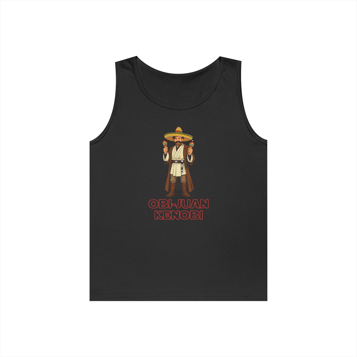 funny Obi Wan Kenobi parody sombrero maracas Cinco de Mayo tank top