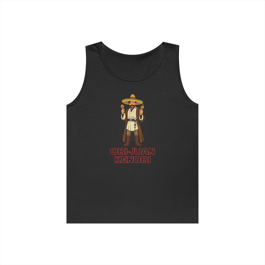 funny Obi Wan Kenobi parody sombrero maracas Cinco de Mayo tank top