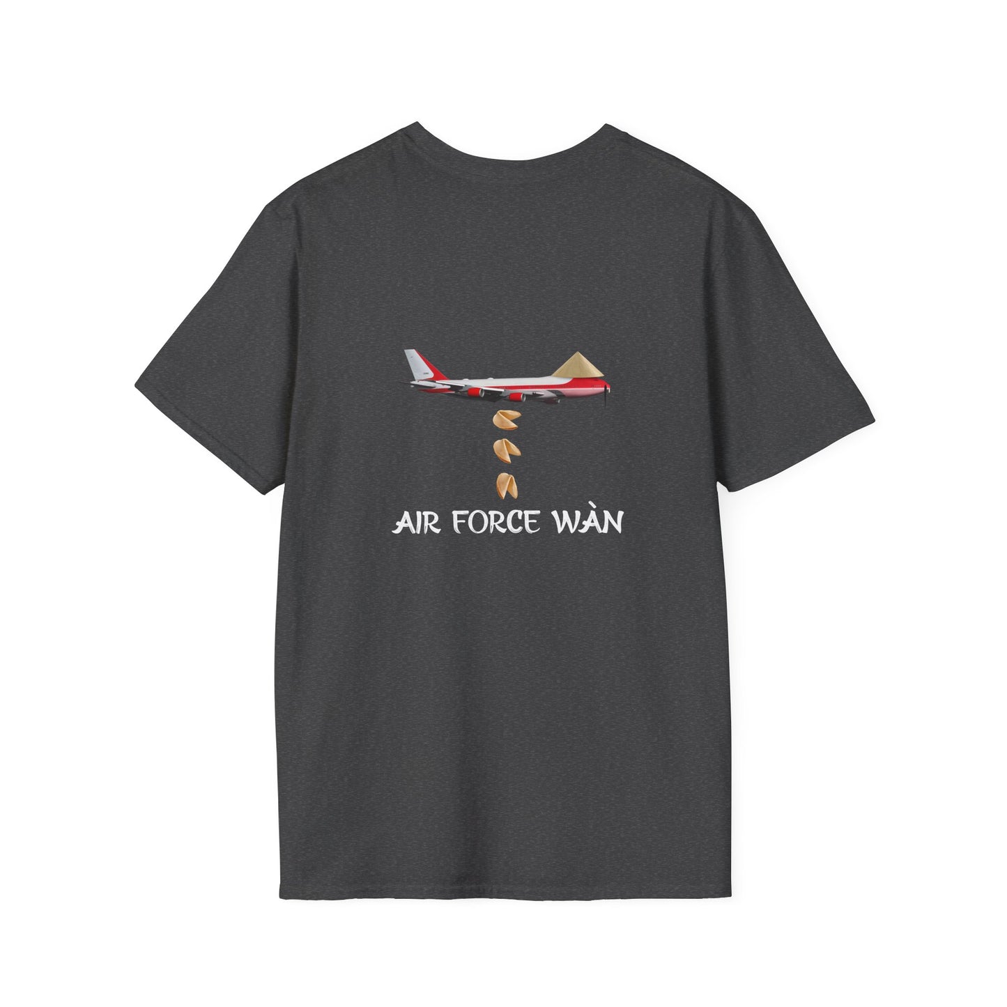 Chinese inspired air force one the presidential plane now with a rice hat, mustached dropping fortune cookies like there's no tomorrow shirt
