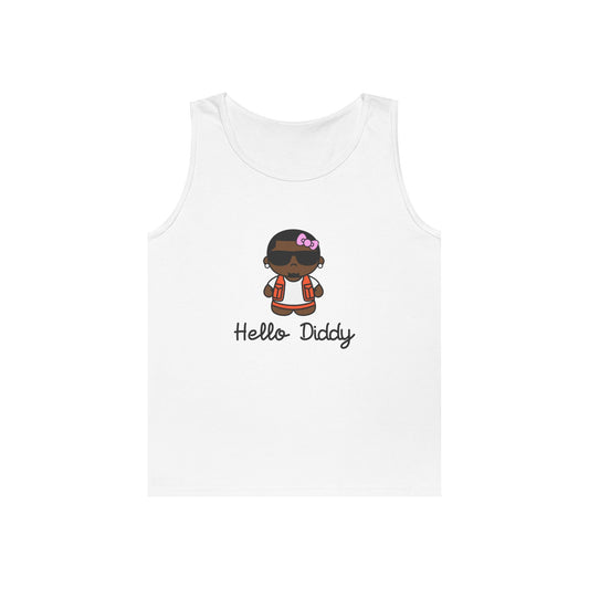 hello kitty parody diddy mashup funny tank top design