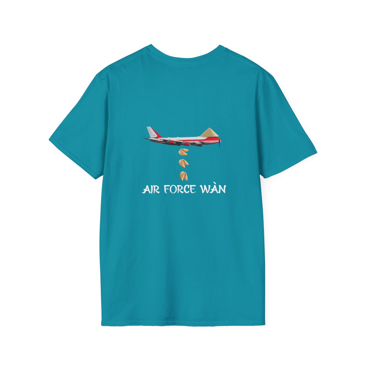 Chinese inspired air force one the presidential plane now with a rice hat, mustached dropping fortune cookies like there's no tomorrow shirt