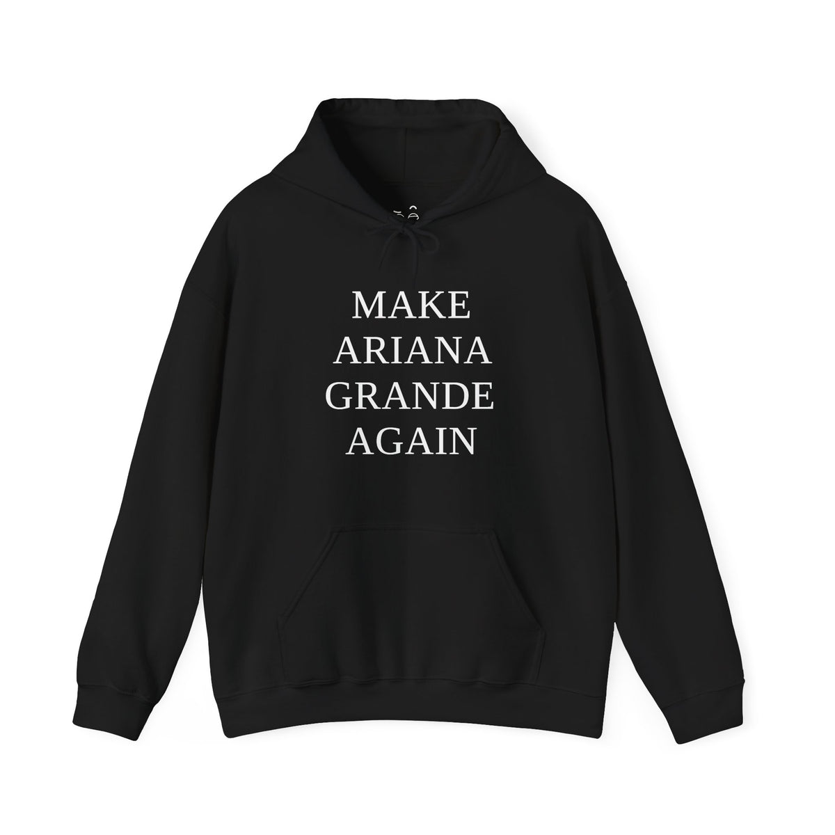 Make Ariana Grande Again funny parody shirt with stacked text design