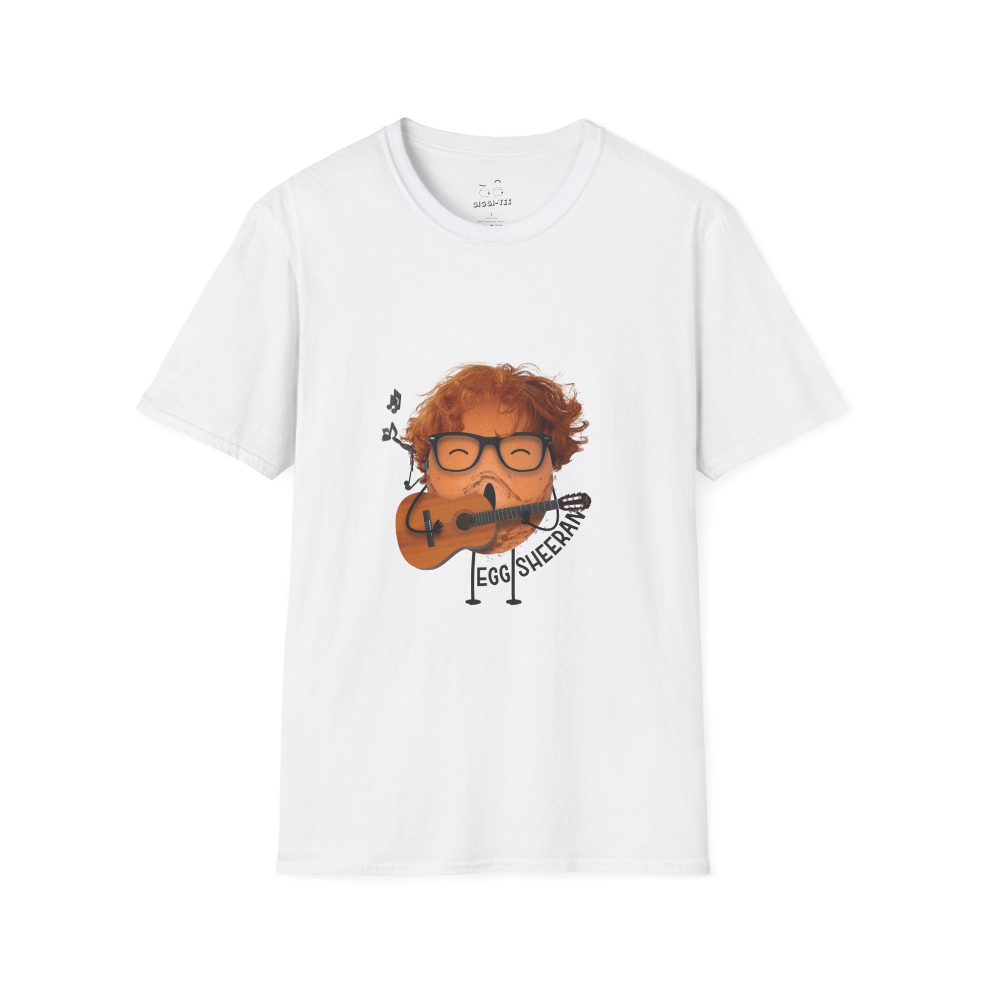 shirt parody of Ed Sheeran as an egg, ‘Egg Sheeran.