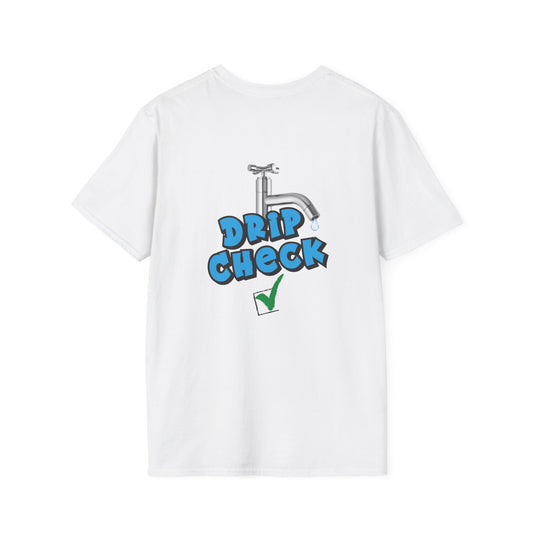 Drip Check - T-Shirt (BACK PRINT)