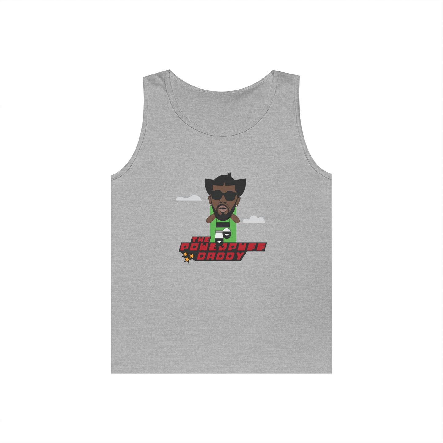powerpuff daddy buttercup p diddy parody powerpuff girls mashup funny tank top