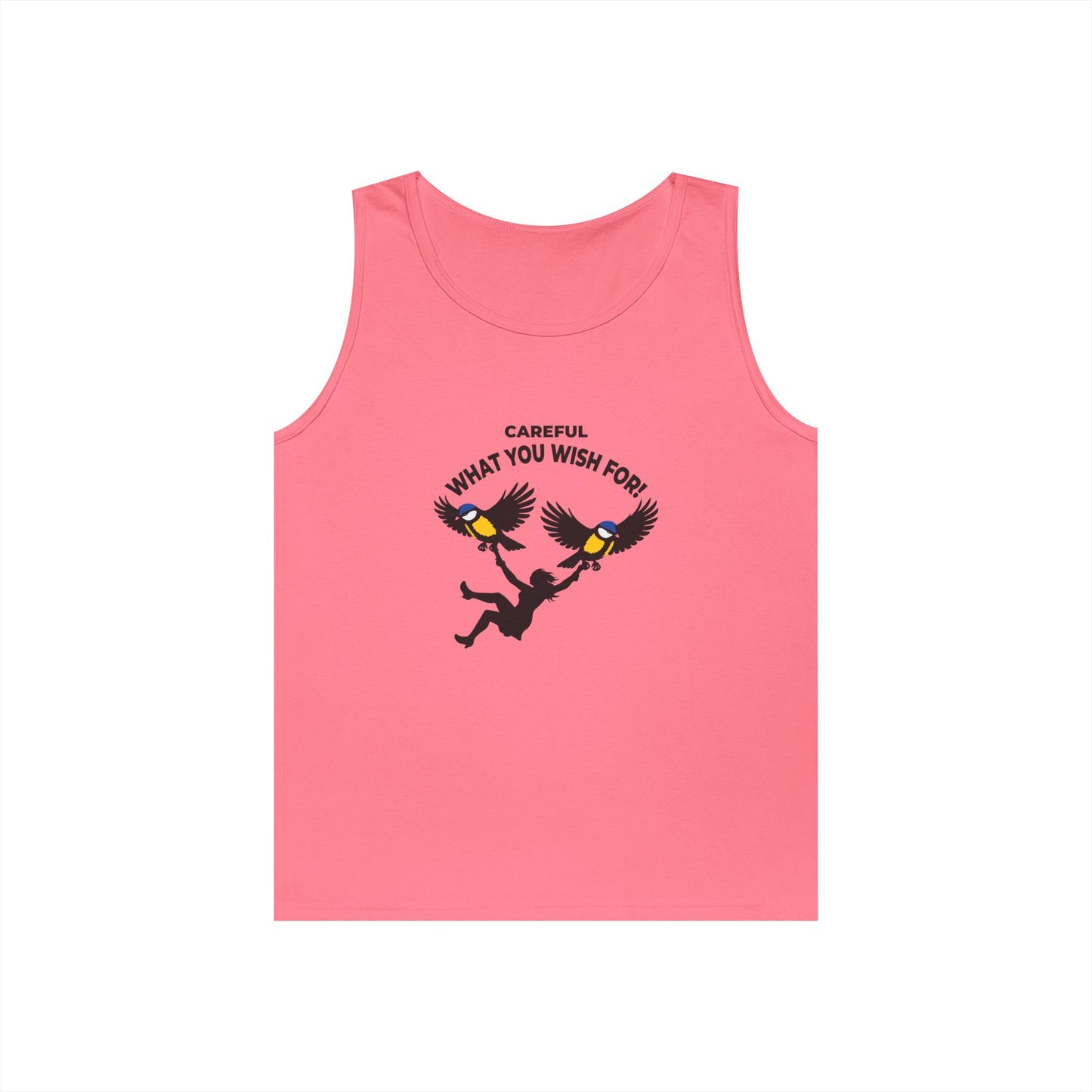 woman carried by two giant birds genie wish gone wrong big tits tank top design