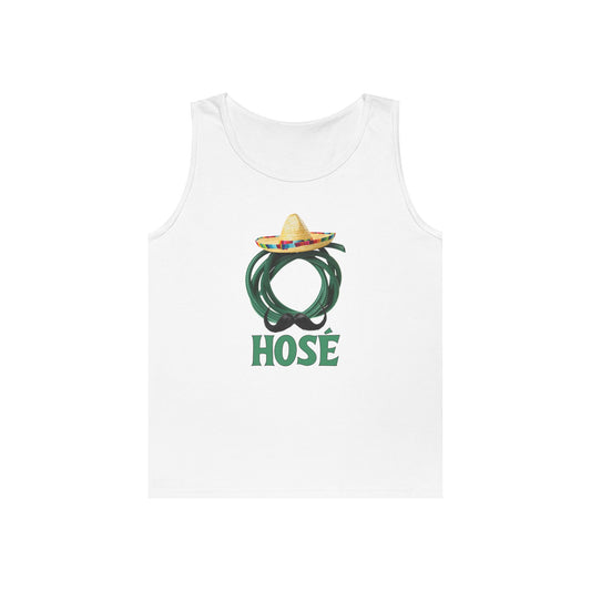 funny hose pun sombrero mustache Cinco de Mayo tank top Hose