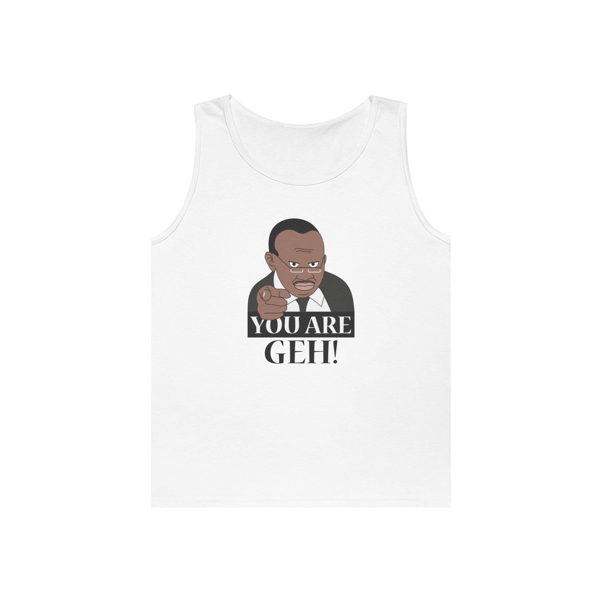 you are geh meme parody pointing figure funny pride tank top design