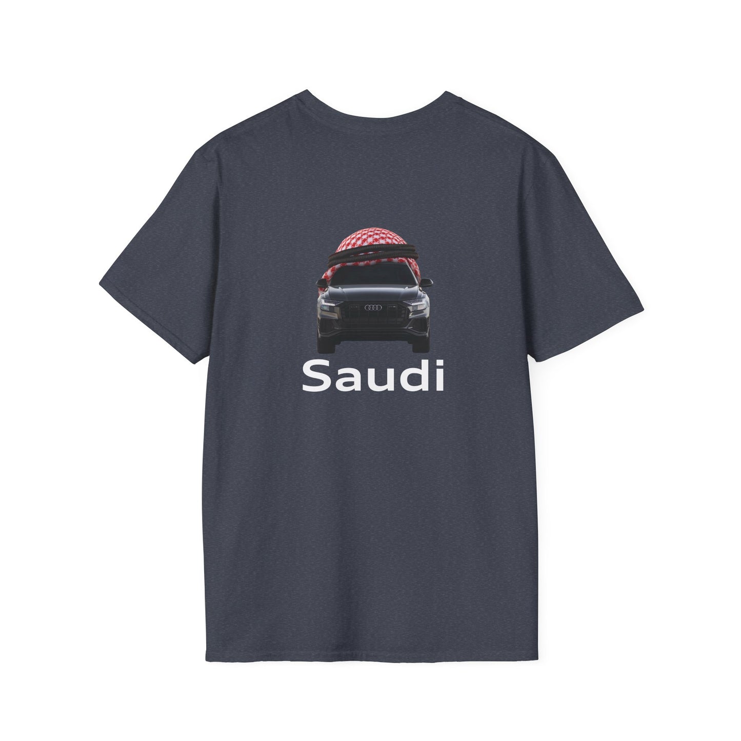 Saudi (Audi Parody) - T-Shirt (BACK PRINT)