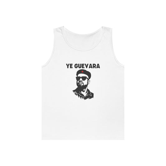 revolutionary portrait parody celebrity mashup Kanye West as Che Guevara funny tank top design