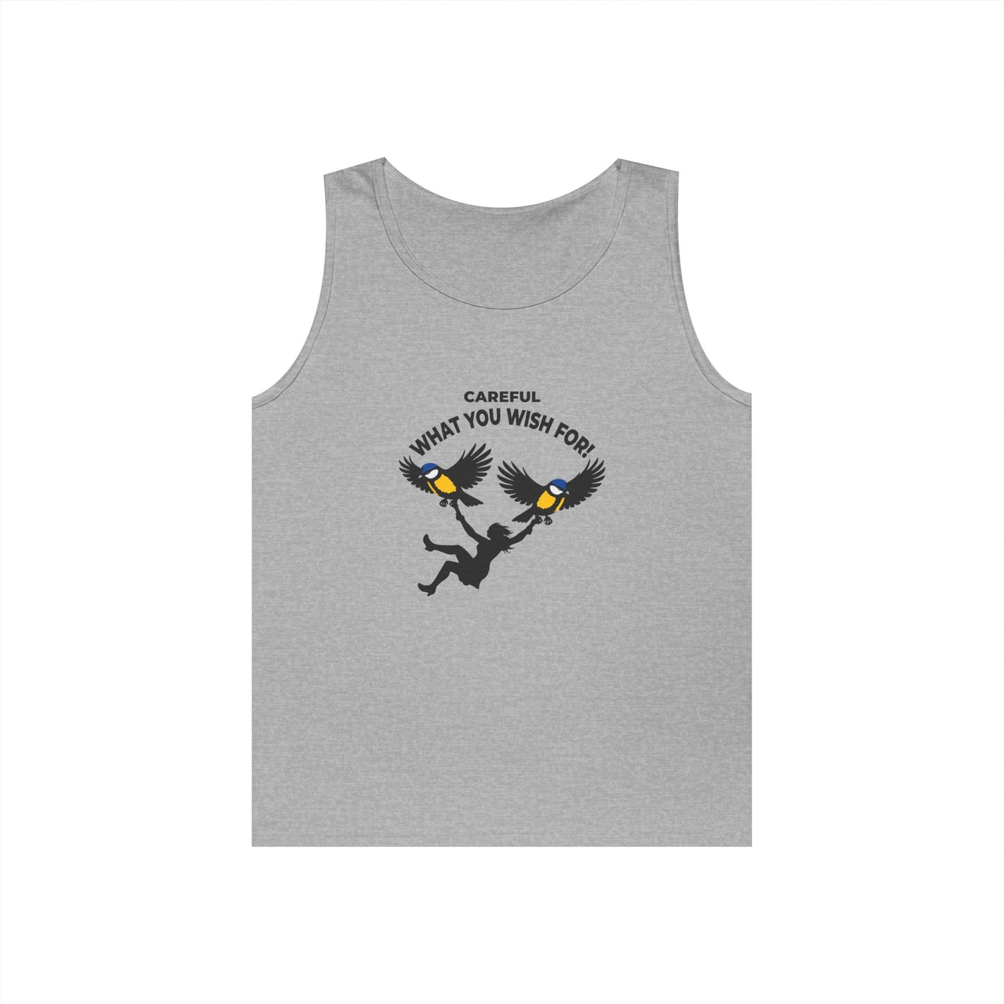 woman carried by two giant birds genie wish gone wrong big tits tank top design