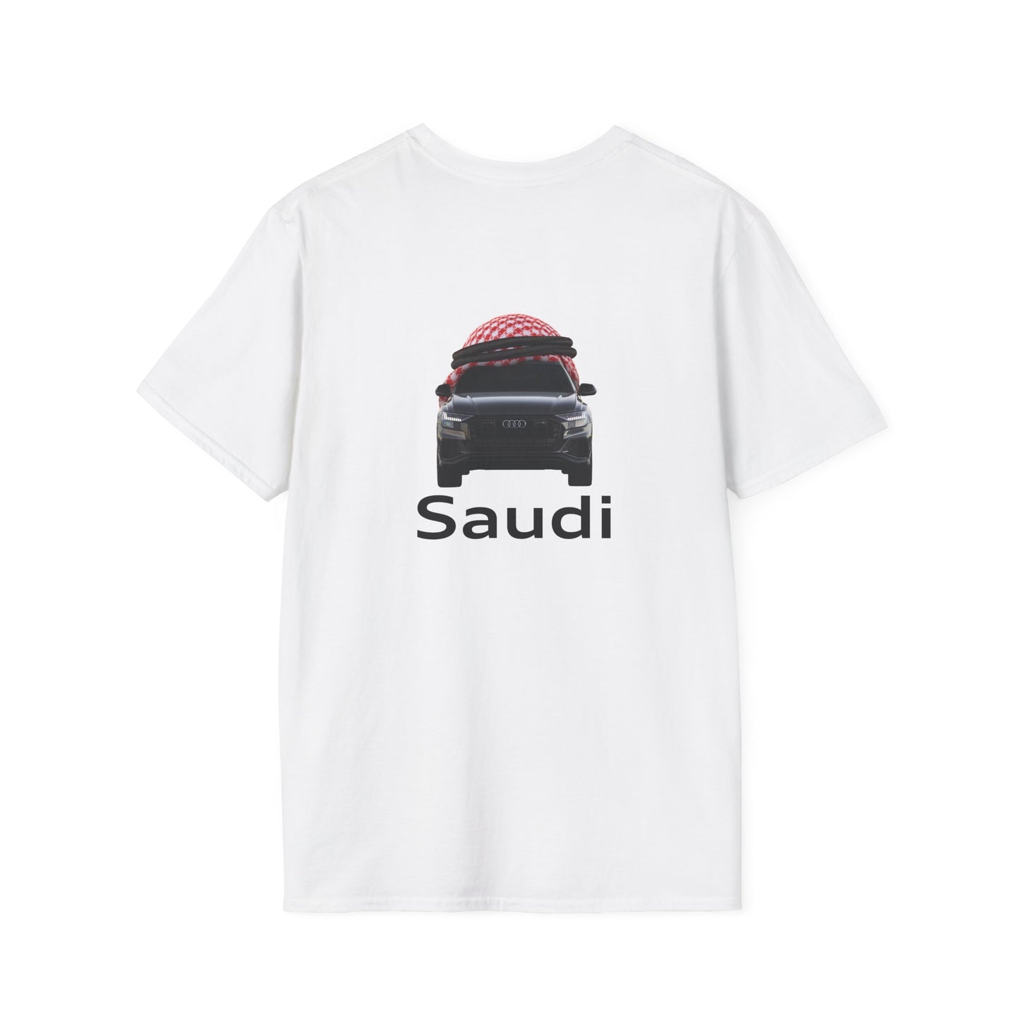 Saudi (Audi Parody) - T-Shirt (BACK PRINT)
