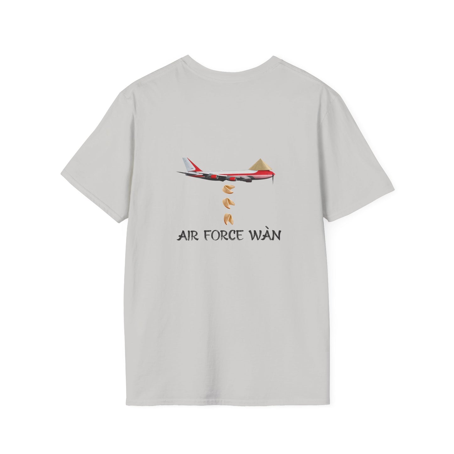 Chinese inspired air force one the presidential plane now with a rice hat, mustached dropping fortune cookies like there's no tomorrow shirt