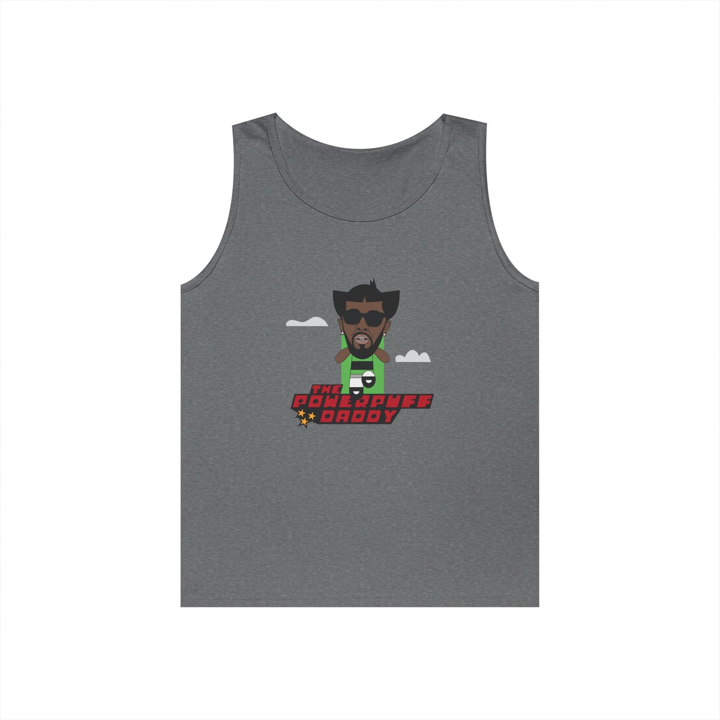 powerpuff daddy buttercup p diddy parody powerpuff girls mashup funny tank top