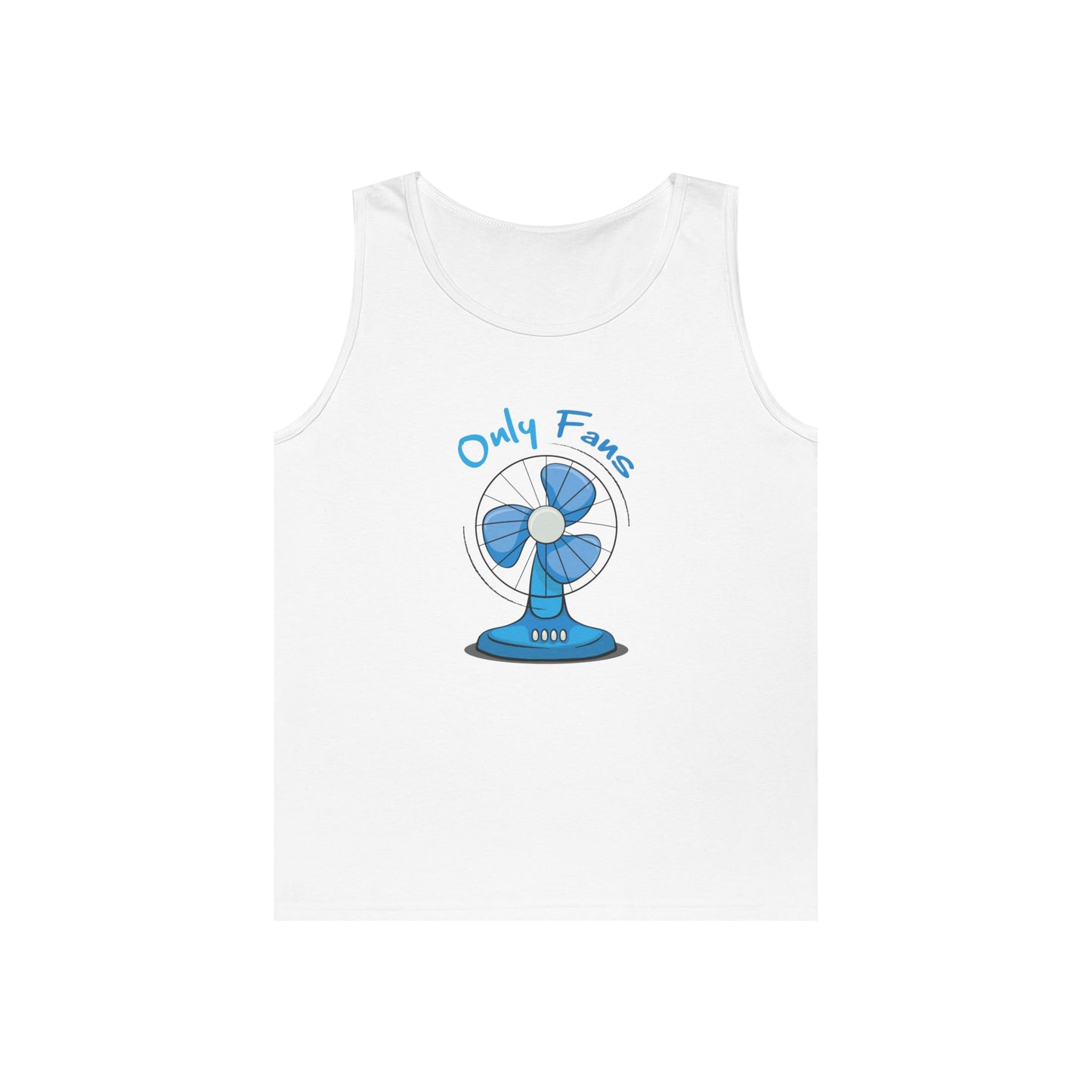 fan illustration only fans pun funny tank top design