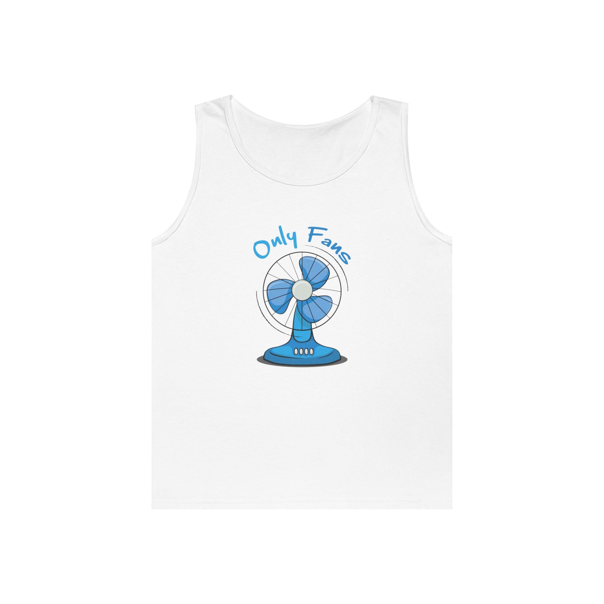 fan illustration only fans pun funny tank top design